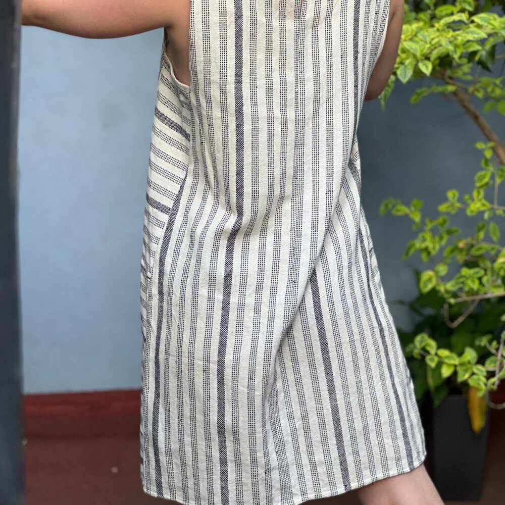 Authentic and Unique Oaxacan Handmade Midi A-line Dress